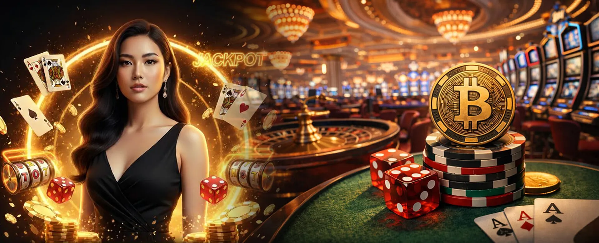 Phdream Registration Banner showing a vibrant online gaming scene with golden accents
