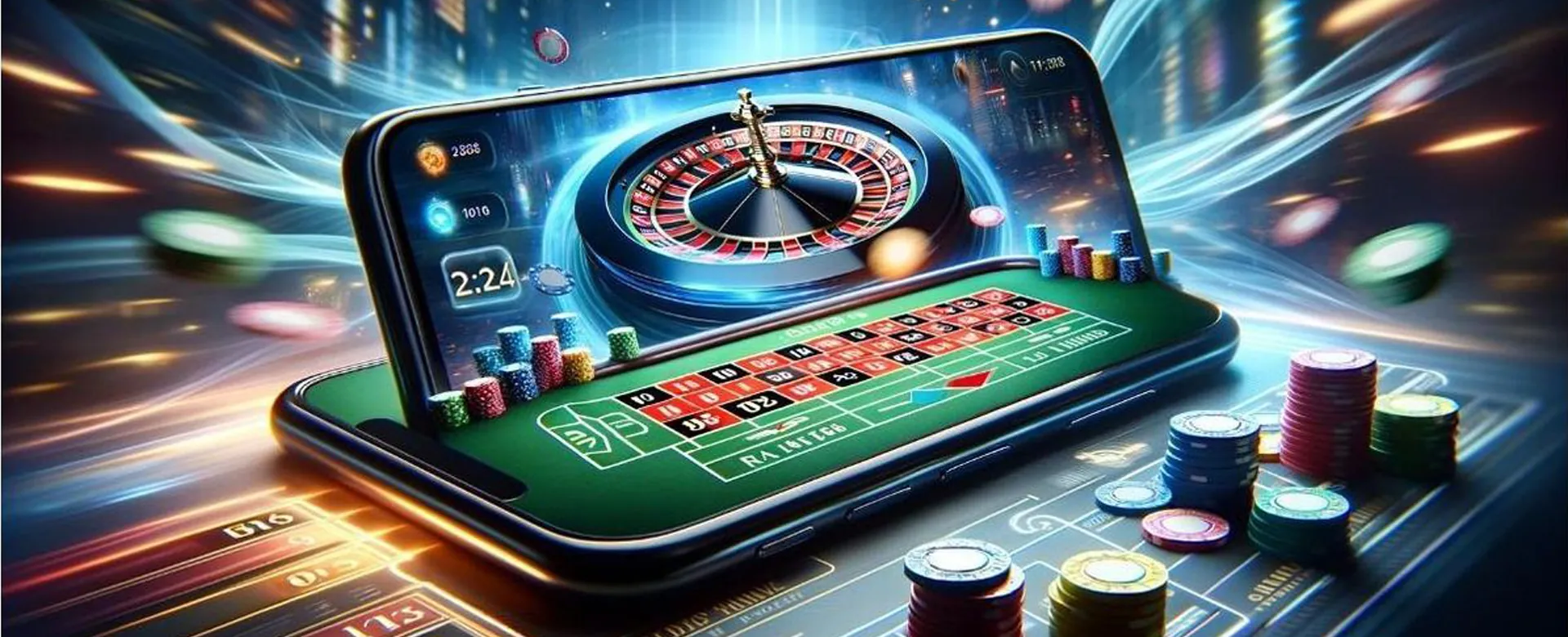 Phdream Online Poker Table with Cards and Chips